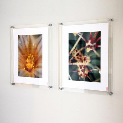 China Manufacturer Modern Supplies Clear Acrylic Wall Mount Frames With Screws for sale