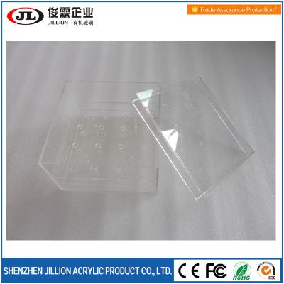 China Modern Custom Clear Rectangular Acrylic Vase for sale