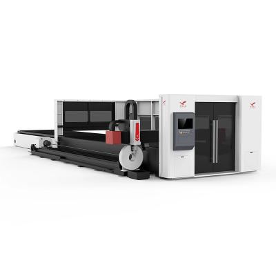 China High Quality Product IPG 1000W 2000W 3000W Sheet Metal Plate Tube Laser Cutter Automated Loading Fiber Laser Cutting Machine For 10mm Mild Steel for sale