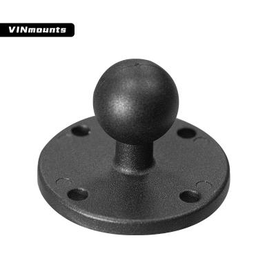 China Circular Aluminum Mobile/GPS/PDA B Size Drill Base Adapter With 1