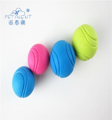 China Sustainable Eco - Friendly Rubber Dog Tennis Ball With Mixed Color for sale