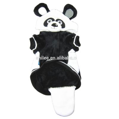 China Sustainable Pet Apparel And Accessories Pet Winter Panda Coat Dogs Fashion Clothes for sale