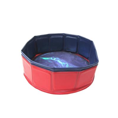 China Viable Summer Collapsible Dog Pools, Waterproof Pet Grooming Tub for sale