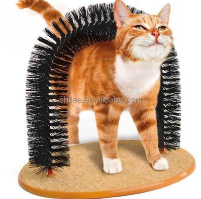 China Viable Vault of Cat Self-Grooming Cat Massager Pet Scratcher Toy Cat for sale