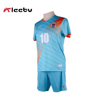 China Shirts & Tops Promotional Sublimated Soccer Wear Soccer Uniform Football Club Custom Shirt Set Mens Customized Football Tank Top for sale