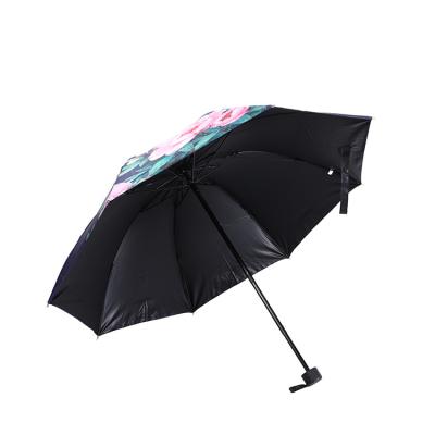 China 16 Inch Child Plain Girl Umbrella HD Printing Small Animal Flower Colorful Foldable Umbrella for sale