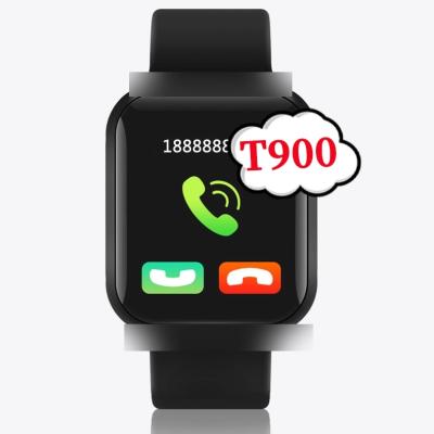 China 2021 New Arrival T900 Wireless Smart Watch Touch Screen Heart Of Playback MP3 Rate Monitor T900 Smartwatch for sale