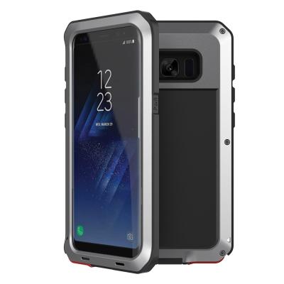 China Unique Heavy Duty Protection Case For Samsung S8 Aluminum Cover Shockproof Metal Armor Phone Cases for sale