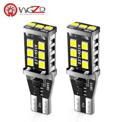 China Factory T15 921 W16W Car Auto Backup Reverse Lamp 2835 15SMD 15*40MM LED Tail Light Bulbs 3.5W Super Bright Brake Lights for sale