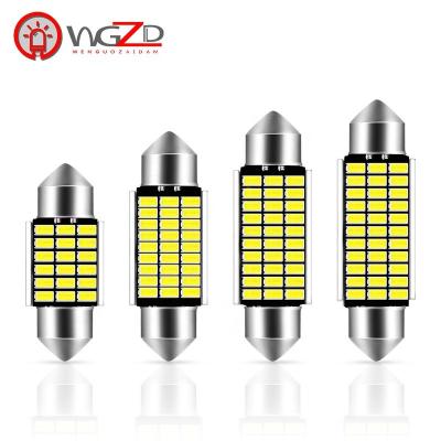 China Fiberglass Panels Car Led Dome Light Roof Dual Tip 3014 Decode Reading Lamp 31/36/39/41mm License Plate Led Light For 12v-24V Car for sale