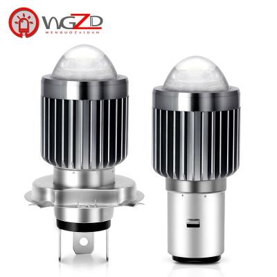 China Hot Sale 12-80V 30W H4 H6 Motorcycle Led Light H4 Motorcycle Led Headlight Lights Scooter LED Fog Lamp WJ012 Error Free Universal for sale