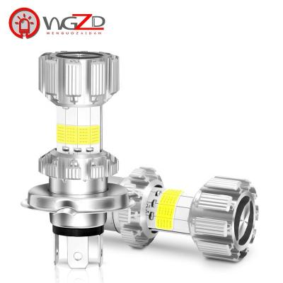 China Motorcycle Led Head Light For Ba20d H6 H4 40w White 6000k Beam High Low Front Bulbs Universal Motor for sale