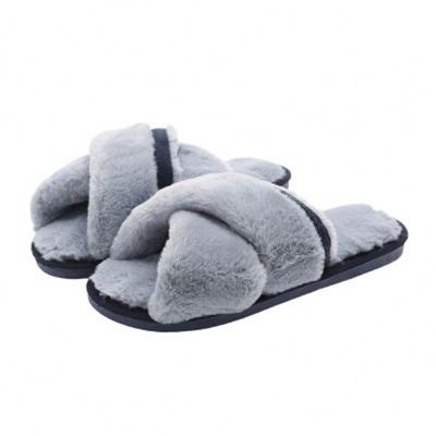 China K1075 High Quality New Arrivals Women's Slippers Plush Fur Furry Furry Ladies Slippers Winter Warm Slippers Cute Women's Slippers for sale