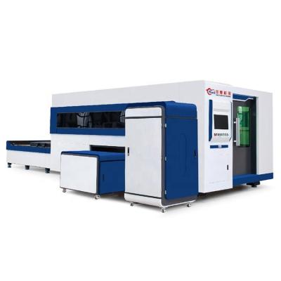 China Good Quality Metal Sheet Fiber Laser Cutting Machines IPG Raycus Laser Cutter For Metal Material for sale