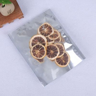 China Food Customized Yin-Yang Bag Heat-Sealed Plastic Flat Pouch Food Packaging Bag Aluminized Three-Sealed Translucent Vacuum Bag for sale