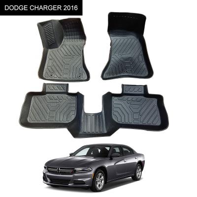 China Easy Cleaned 2023 Accessories Popular Interior Strip Car Floor Mat Custom Car Floor Mats For CHARGER 2016 for sale