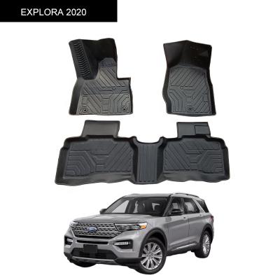 China Waterproof car floor Mats For EXPLORA 2020 car factory anti-silp strip car floor anti slip wholesale direct interior mat for sale