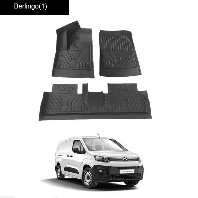 China Easy Cleaned All Weather Rubber Material 3D Strip Car Floor Mats. Waterproof Sports Style Tape Car Mats Use For CITROEN BERLINGO for sale