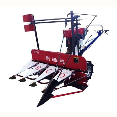 China Mini Corn Harvester Harvester Sesame Sorghum Harvester Walking Type for sale