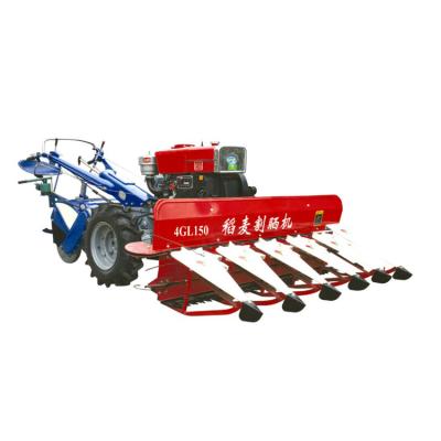 China Mini type chinese binder rice wheat rice harvester scutellaria chive and flax harvester for sale