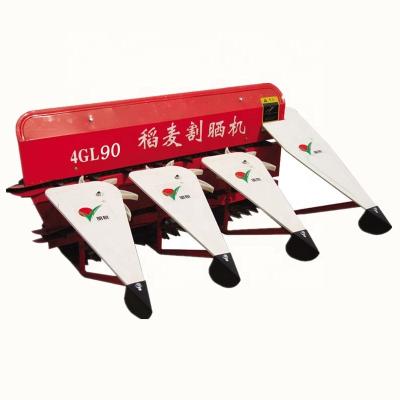 China Miwell Mini Rice Harvester 90-180cm Width Rice Cutter Stevia Herb Reaper for sale