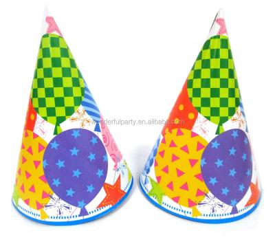 China Wonderful paper party supplies wholesale cheap price birthday party kids cartoon event festival paper hats sample for sale