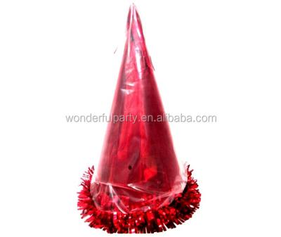 China Wonderful Birthday Party Decoration Foil Party Hats Birthday White Bentgrass Party Supplies Favors Support OEM Wholesale Cheap Price Custom for sale