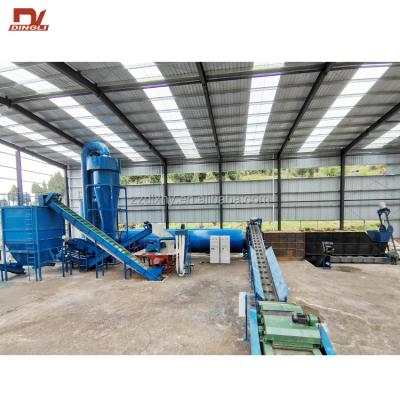 China Biomass Drying Processing China Dingli Group Bamboo Powder Roller Dryer For Biomass Fuels for sale