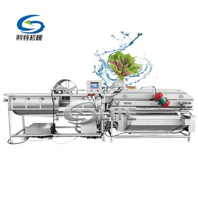 China Professional Commercial Supplying Kitchen Equipment Leaf Vegetable Central Eddy Current Vortex Type Washing Machine for sale