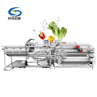 China Leaf Vegetable Eddy Current Vortex Air Bubble Type Commercial Sourcing Washing Machine for sale