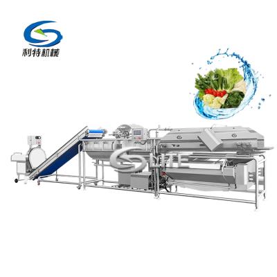 China Commercial Catering High Efficiency Fruit Eddy Current Vegetable Washing Machine for sale