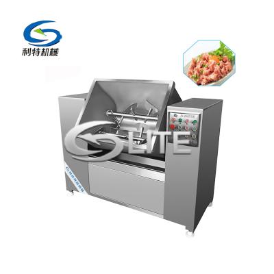 China Commercial Meat Processing Industry Vacuum Meat Stuffing Vegetable Kneader Meat Mixer Machine for sale