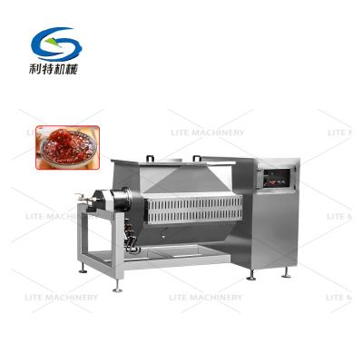 China Vegetable Processing Vegetable Material Steam Heating Mixer Horizontal Tiltable Cooking /high Pressure Cooker for sale