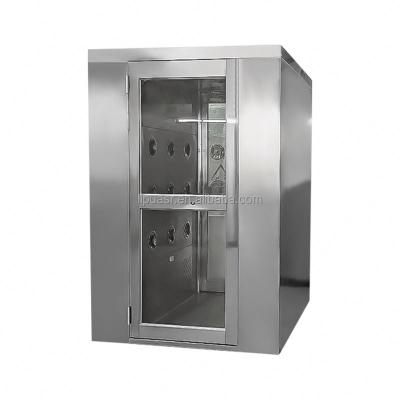 China Hotels Air Shower Stainless Steel Air Shower High Quality Mechanical Electronic Locking Cleanroom for sale