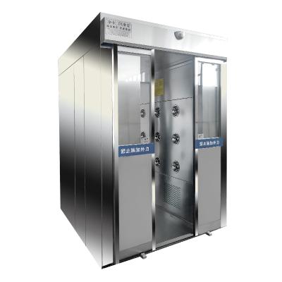 China Hotels Air Shower Manufacturer High Efficiency Supply Stainless Steel Air Shower Room for sale