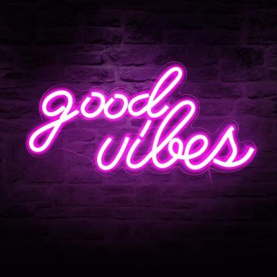 China Amazon Residential Custom Neon Sign Vibraphone Bedroom Wall Decor Valentine's Day Gift Voucher USB Led Neon Lights for sale