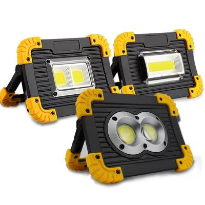 China Three Speeds Hand Floodlight Powerful Mini USB Lithium 1000 Lumen 10W LED Floodlight Portable Rechargeable Work Lamp for sale