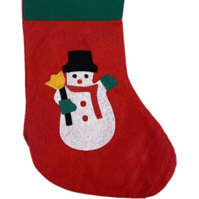 China Eco-Friendly Flower Socks Green-Edged Christmas Stocking Wholesale Christmas Stocking Customization for sale