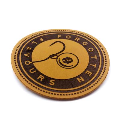 China Viable Factory Wholesale Custom Leather Label Leather Patch For Hat for sale