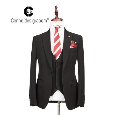 China New Design Professional Anti-shrink Woolen Polyester Luxury Color Mens Suits For Wedding for sale