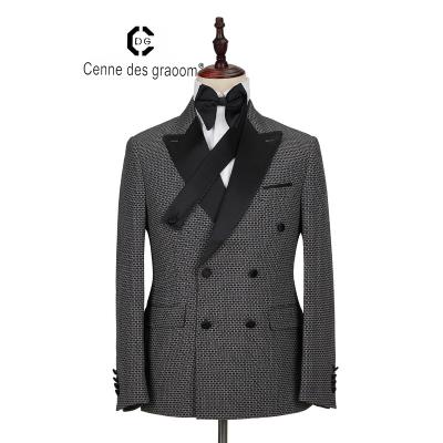 China Newest Custom Made Men's Jacket Anti-Shrink Suit Men's Wedding Tuxedos Set for sale