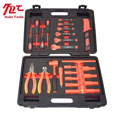 China Auto Repair Factory 25pcs New Energy Insulation Electrical Tool Kit Machine Repair Removal Kits Tool Kit Kits for sale