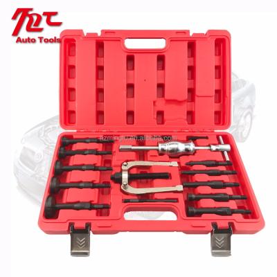 China 16pcs Blind Hole Driver Bearing Puller Remover Internal Bearing Splitter Set Universal Universal Hammer Tool Slide for sale