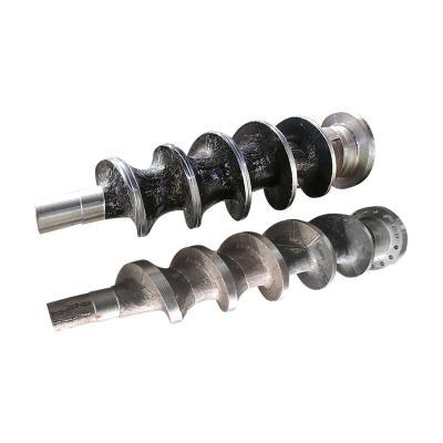 China Custom Steel Industrial Equipment High Precision Screw Shaft Spiral Shaft for sale