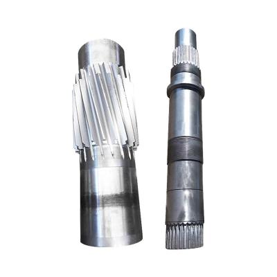 China Industrial Equipment Manufacturing Price High Quality Spline Gear Shaft CNC Machining Custom Steel Gear Shaft Spline Drive Shaft for sale