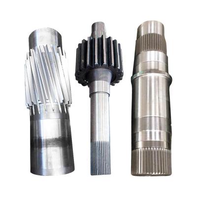 China Hot Sale Industrial Equipment Hollow Spline Shaft CNC Machining Steel Gear Shaft Customized for sale