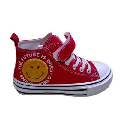 China Competitive Price Anti-slippery Lace-up Kids Custom Canvas Shoes HD2240 for sale