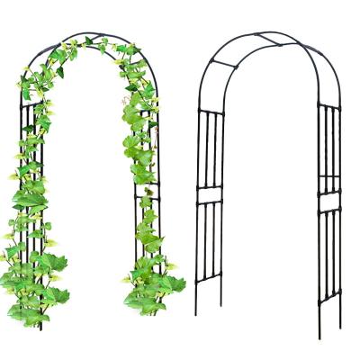 China European Arch Easily Assembled Natural Wedding Arch Flower Frame Metal Garden Arch for sale