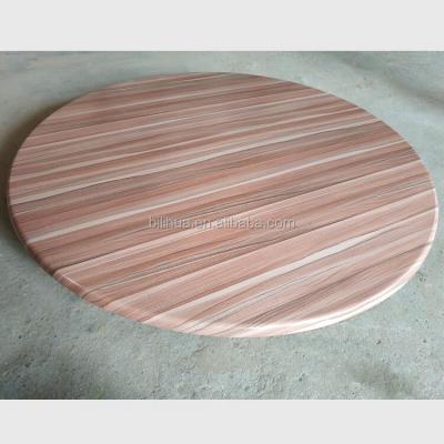 China Cafeteria Table Top Restaurant Table Solid Wood Wooden Werzalit for sale