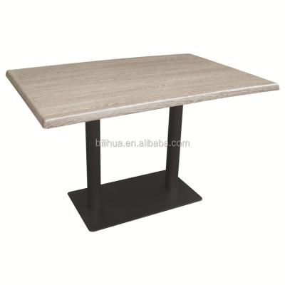 China Modern Wood Rectangle Kitchen Countertops Restaurant Dining Table Tops for sale